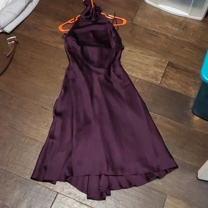 Eggplant Purple Halter Jones New York Dress